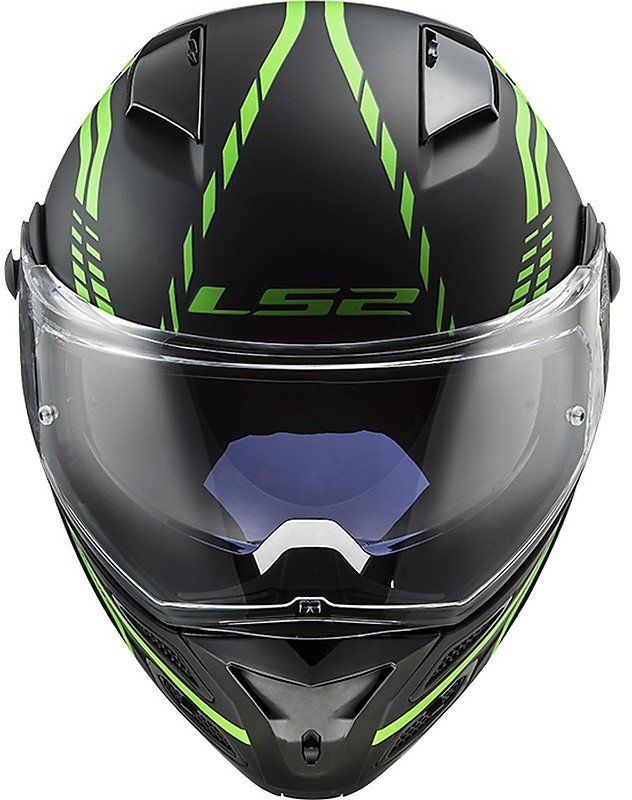 Мотошолом LS2 FF324 Metro Evo Firefly Matt Glow Green P/J