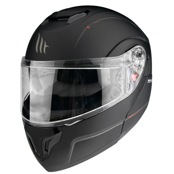 Мотошолом MT Atom SV Solid Matt Black
