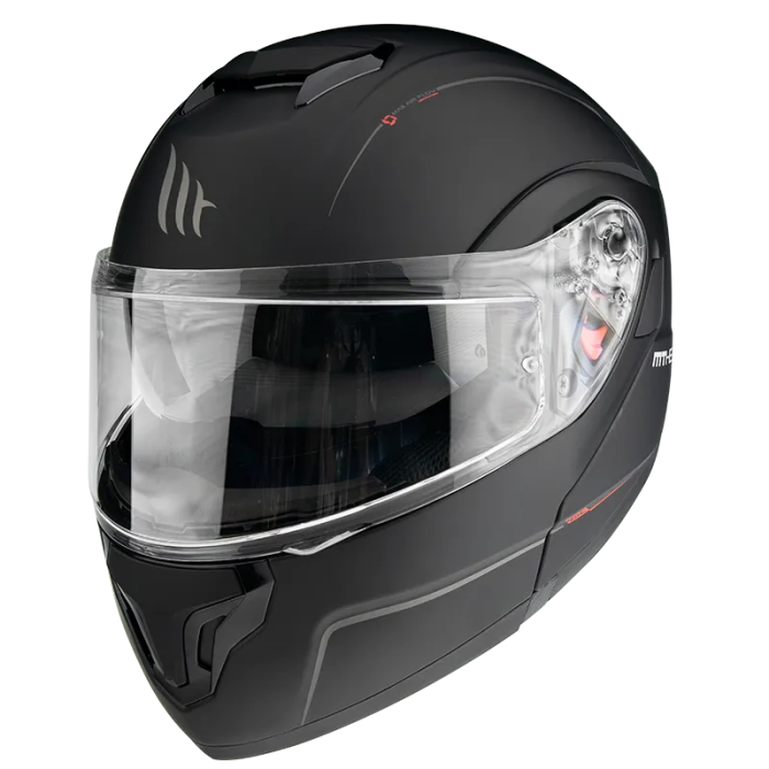 Мотошолом MT Atom SV Solid Matt Black