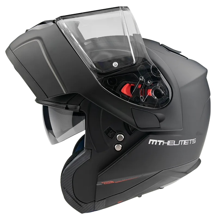 Мотошолом MT Atom SV Solid Matt Black