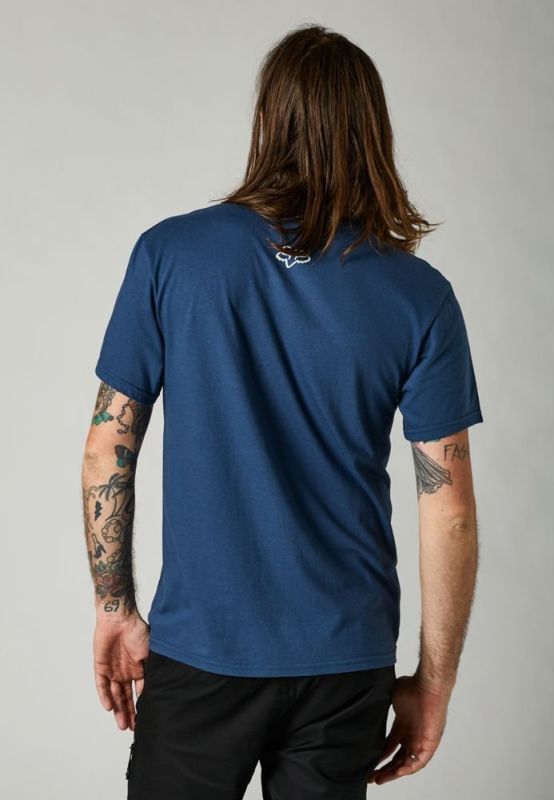 Футболка Fox Single Track Tee Dark Indigo