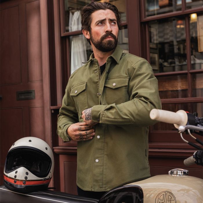 Мото сорочка Oxford Original Approved AA MS Shirt Khaki
