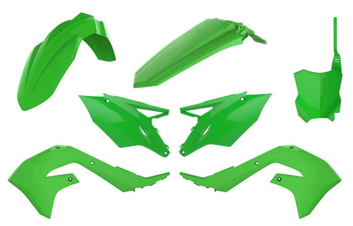 Пластик Polisport Mx Kit - Kawasaki (19-) Green