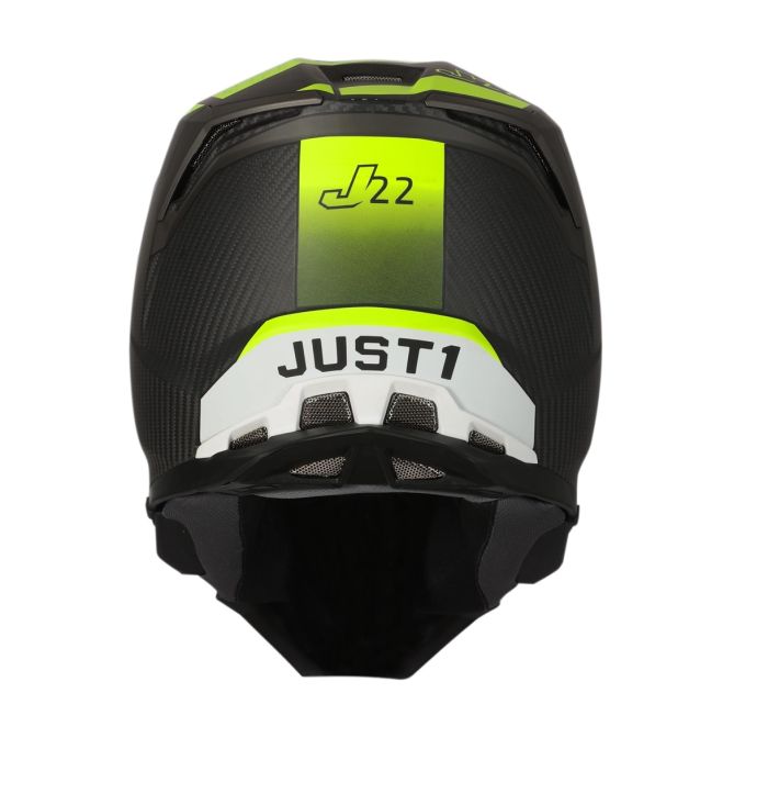 Мотошолом Just1 J22 Adrenaline Fluo Yellow Carbon Matt