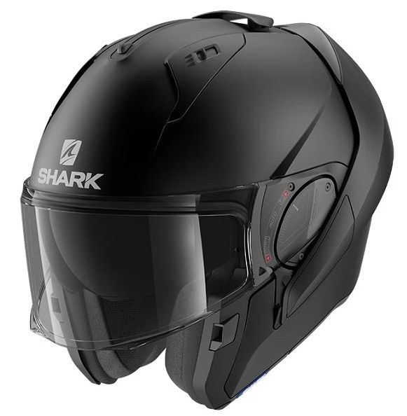 Мотошолом Shark Evo-ES Blank Black Matt