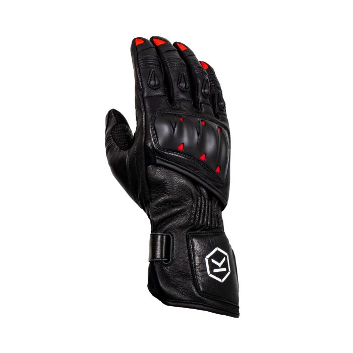 Моторукавички Knox Oulton - Black/Red