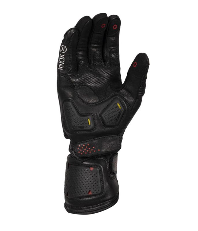 Моторукавички Knox Oulton - Black/Red