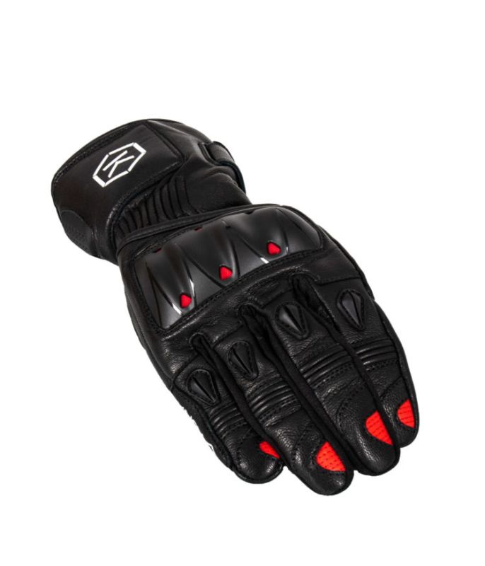 Моторукавички Knox Oulton - Black/Red