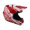 Мотошолом TLD GP HELMET SLICE [RED/ WHITE]