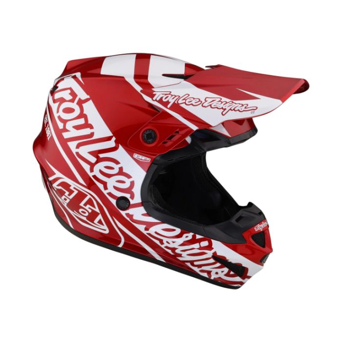 Мотошолом TLD GP HELMET SLICE [RED/ WHITE]