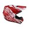 Мотошолом TLD GP HELMET SLICE [RED/ WHITE]