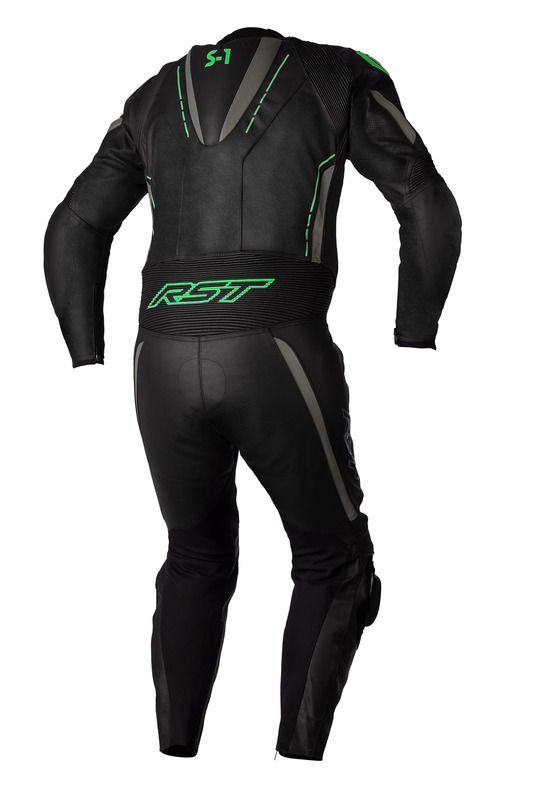 Комбінезони RST S1 CE Leather Suit - Black/Grey/Neon Green