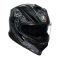 Шолом AGV K7 (E2206) DAMASCUS black/silver