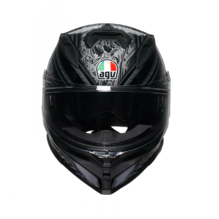 Шолом AGV K7 (E2206) DAMASCUS black/silver
