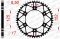 Зірка Afam Steel-slk Sprocket 520 - Beta Black