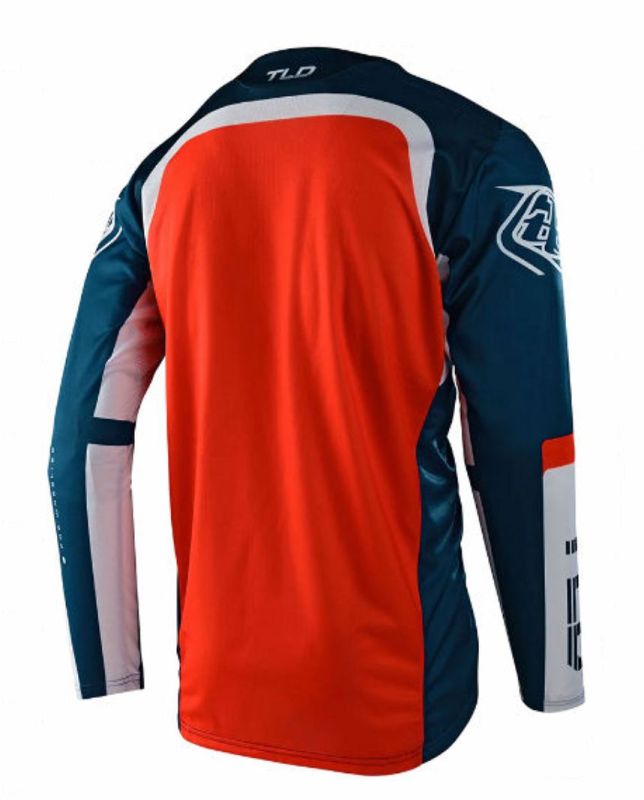 Джерсі TLD Sprint Jersey Fractura [Slate Blue Orange]