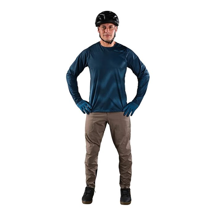 Джерсі TLD SKYLINE LS CHILL JERSEY WAVES [DARK SLATE BLUE]