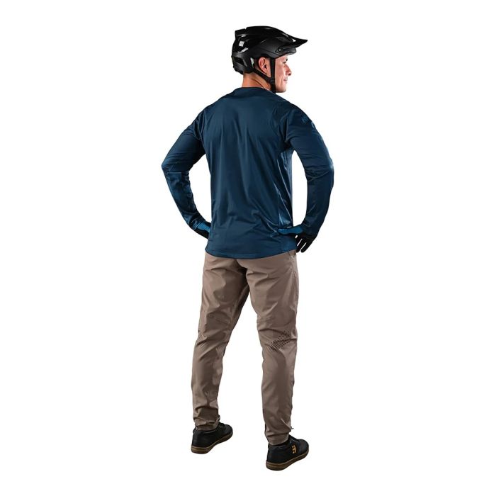 Джерсі TLD SKYLINE LS CHILL JERSEY WAVES [DARK SLATE BLUE]