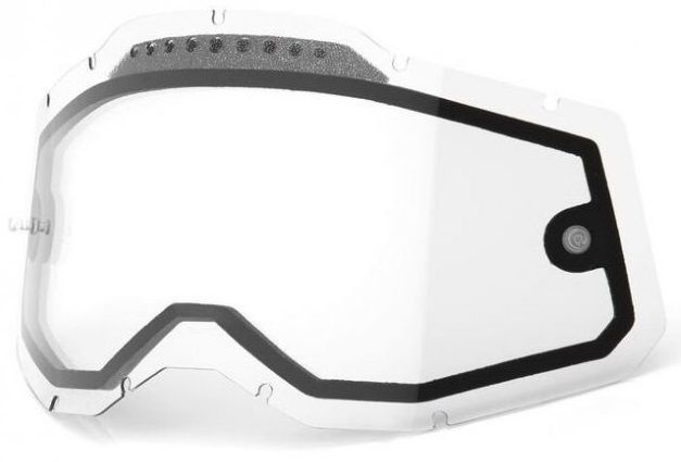 Лінза до окулярів 100% RC2/AC2/ST2 Dual Vented Replacement Lens Anti-Fog - Clear