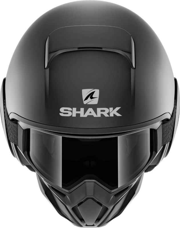 Мотошолом Shark Street Drak Blank Mat Black