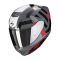 Шолом SCORPION EXO-391 AROK grey/red/black