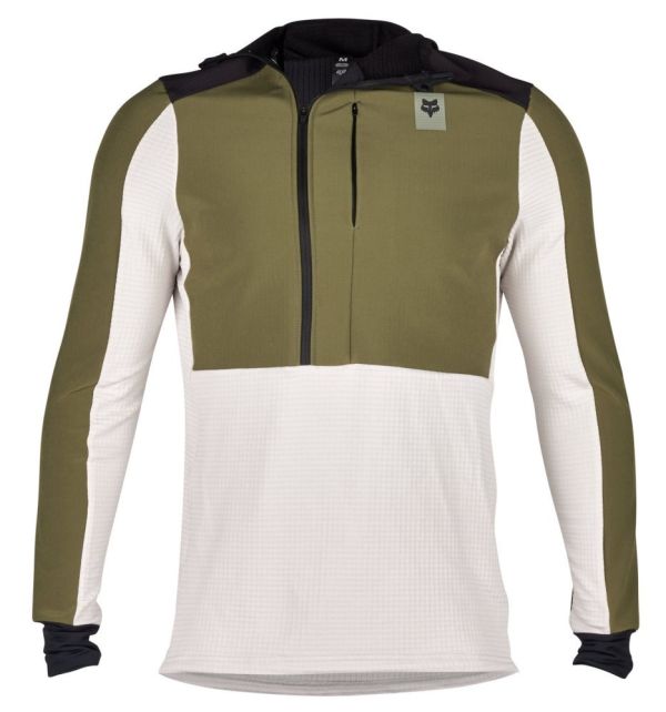 Толстовка Fox Defend Thermal Hoodie Olive Green