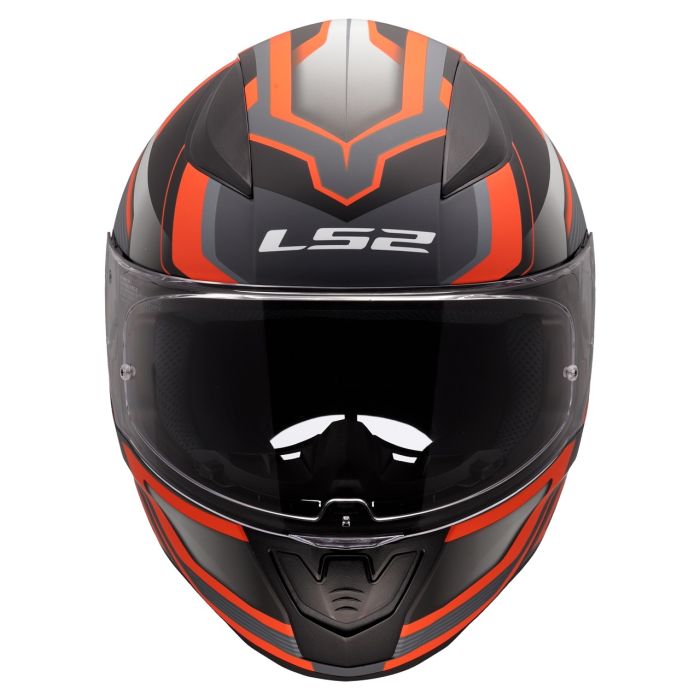 Мотошолом LS2 FF353 Rapid 2 Flitz Matt Orange Grey