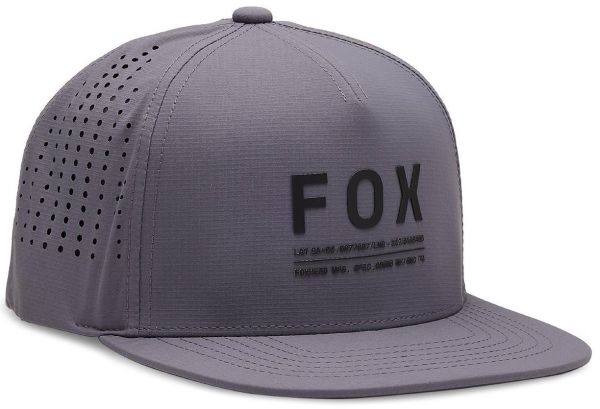 Кепка Fox Tech Snapback Hat - Non Stop Steel Gray