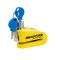Замок Oxford Alpha XA14 Alarm Disc Lock Yellow/Black