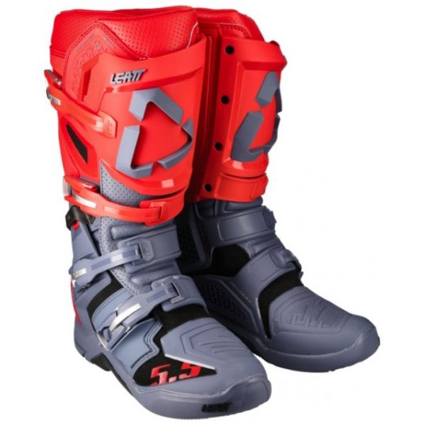Мотоботи LEATT 5.5 FlexLock Boot Graphene