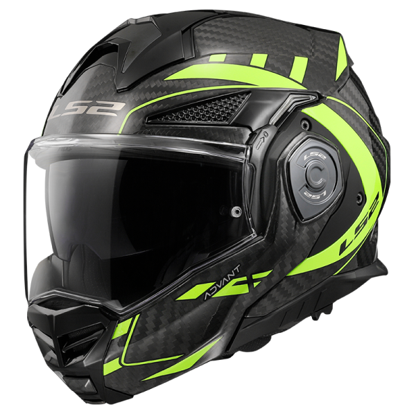 Мотошолом LS2 FF901 Advant X C Future Hi-Vis Yellow