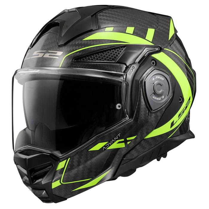 Мотошолом LS2 FF901 Advant X C Future Hi-Vis Yellow