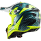 Мотошолом LS2 MX700 Subverter Evo Astro Cobalt Hi-Vis Yellow