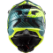 Мотошолом LS2 MX700 Subverter Evo Astro Cobalt Hi-Vis Yellow