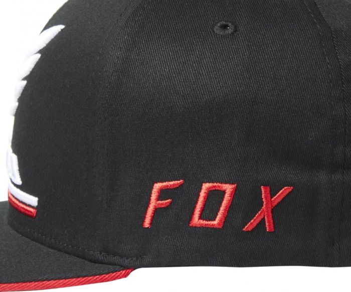 Кепка Fox Honda Flexfit Hat Black