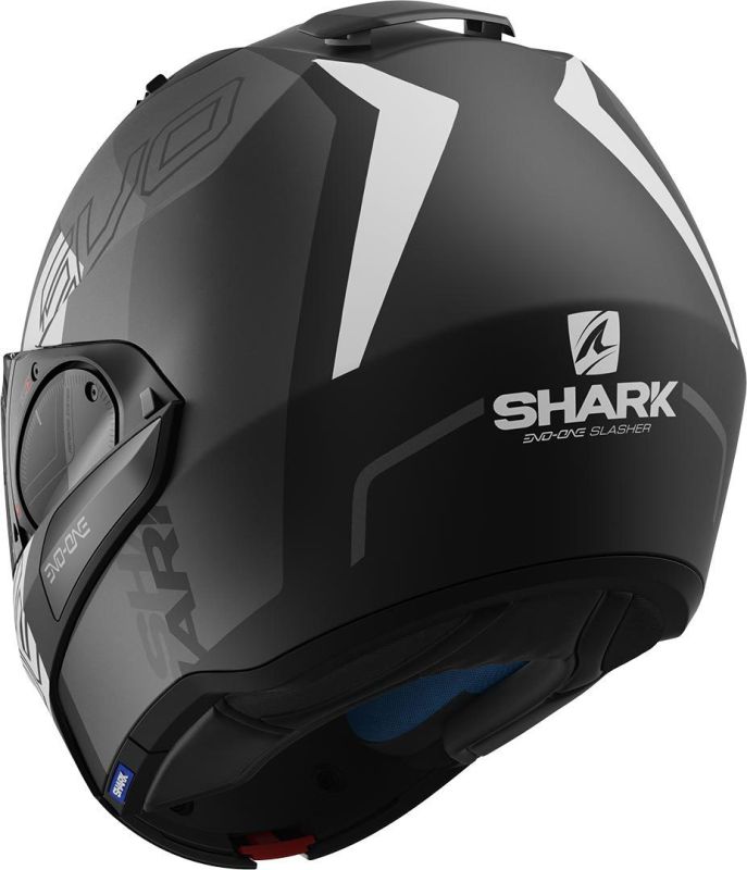 Мотошолом Shark Evo-One 2 Slasher Mat Black/Antracite/White