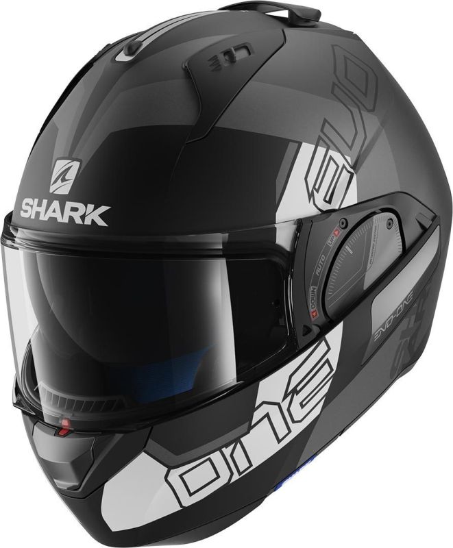 Мотошолом Shark Evo-One 2 Slasher Mat Black/Antracite/White