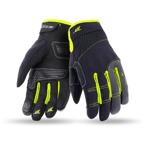 Моторукавички Seventy C50 LADY Black Yellow