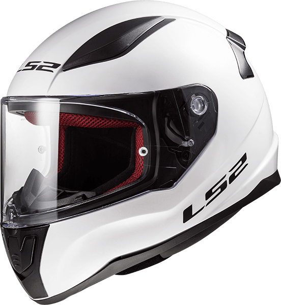 Мотошолом LS2 FF353 Rapid Single Mono Gloss White