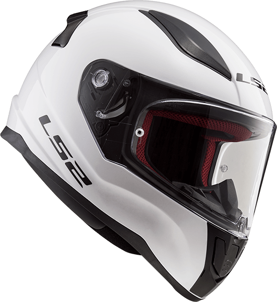 Мотошолом LS2 FF353 Rapid Single Mono Gloss White
