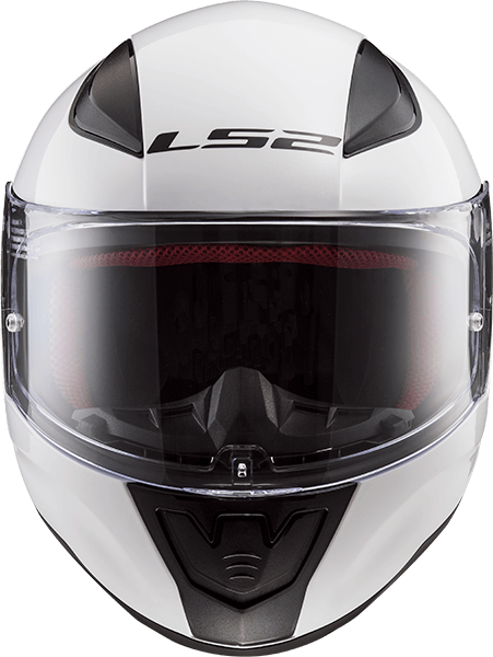 Мотошолом LS2 FF353 Rapid Single Mono Gloss White