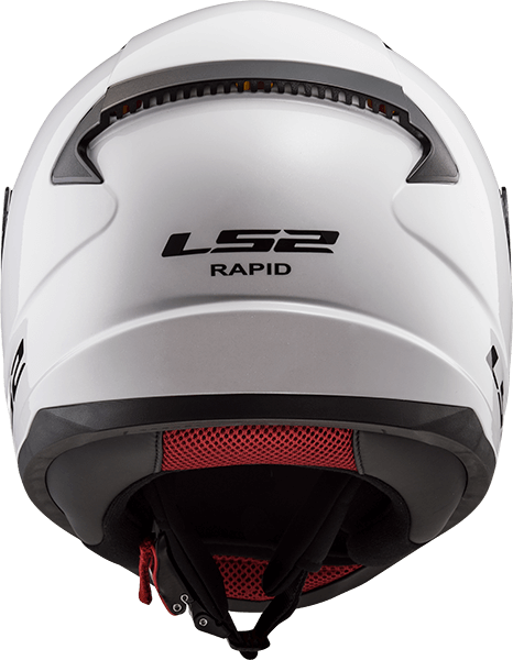 Мотошолом LS2 FF353 Rapid Single Mono Gloss White