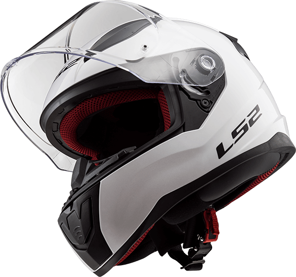Мотошолом LS2 FF353 Rapid Single Mono Gloss White