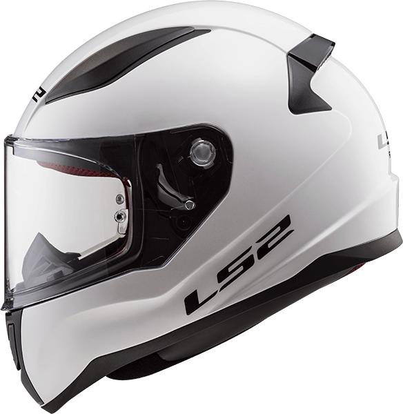 Мотошолом LS2 FF353 Rapid Single Mono Gloss White