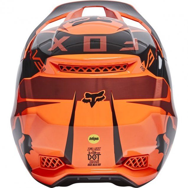 Мотошолом FOX V3 RS Mirer Helmet Flo Orange