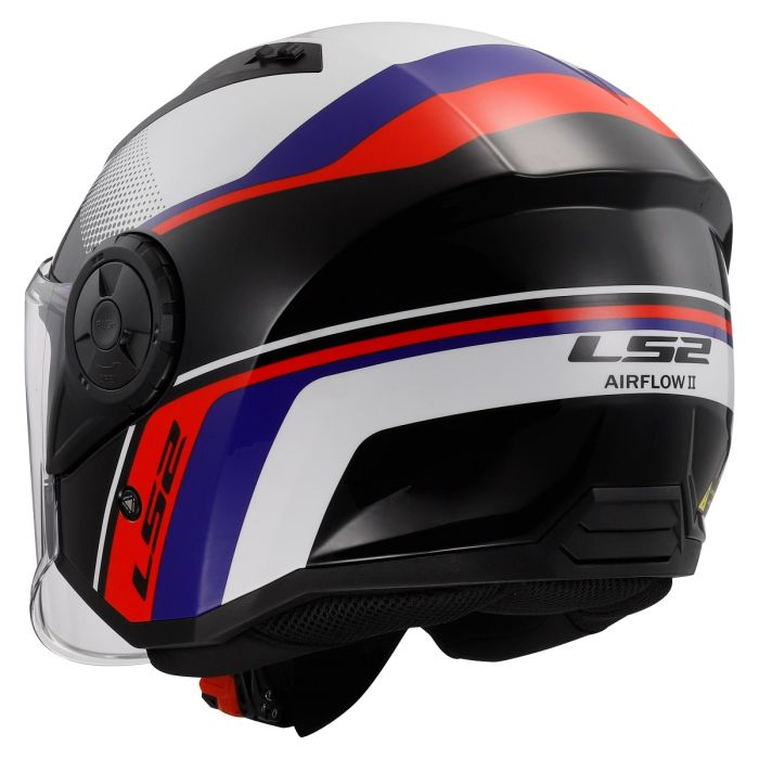 Мотошолом LS2 OF616 Airflow 2 Rush White Blue Red
