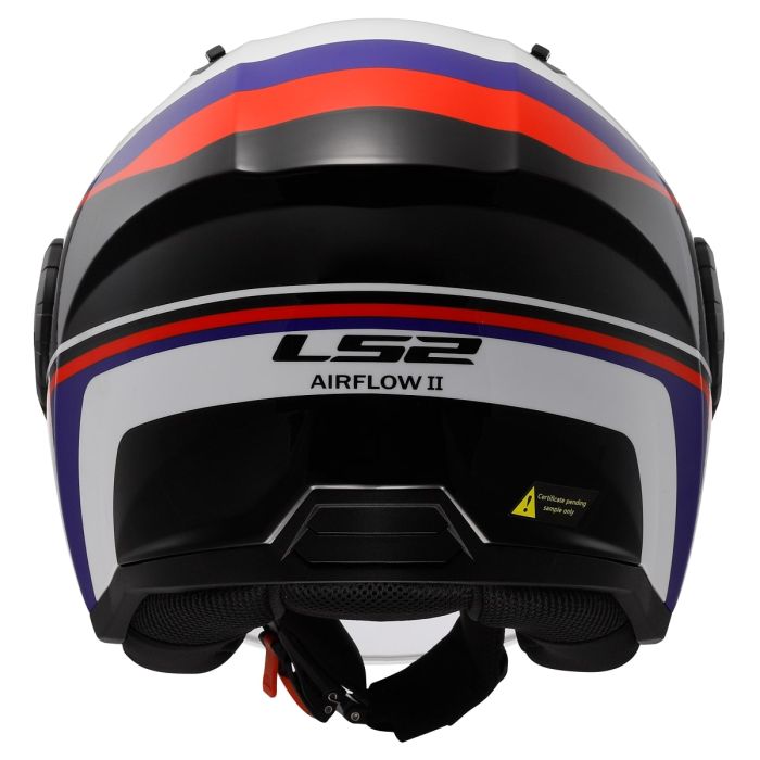 Мотошолом LS2 OF616 Airflow 2 Rush White Blue Red