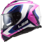 Мотошолом LS2 FF800 Storm Techy Gloss White Pink