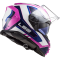 Мотошолом LS2 FF800 Storm Techy Gloss White Pink