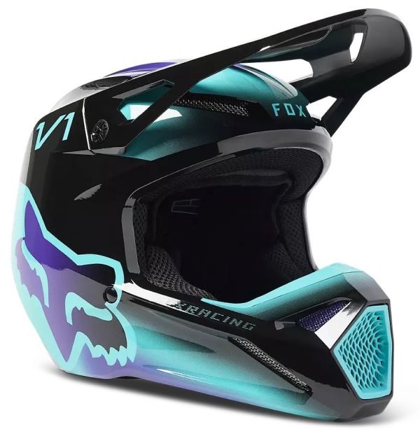 Шолом Fox Yth V1 Toxsyk Helmet Black